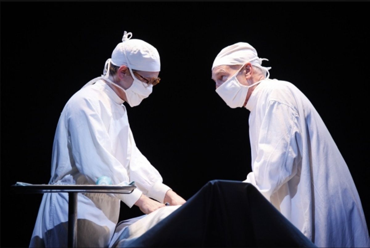 T.R. Knight and Patrick Stewart at 